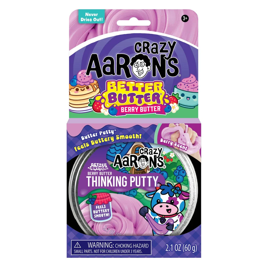 Crazy Aaron's Better Butter Berry Thinking Putty 15 Crazy Aaron's Better Butter Berry Thinking Putty