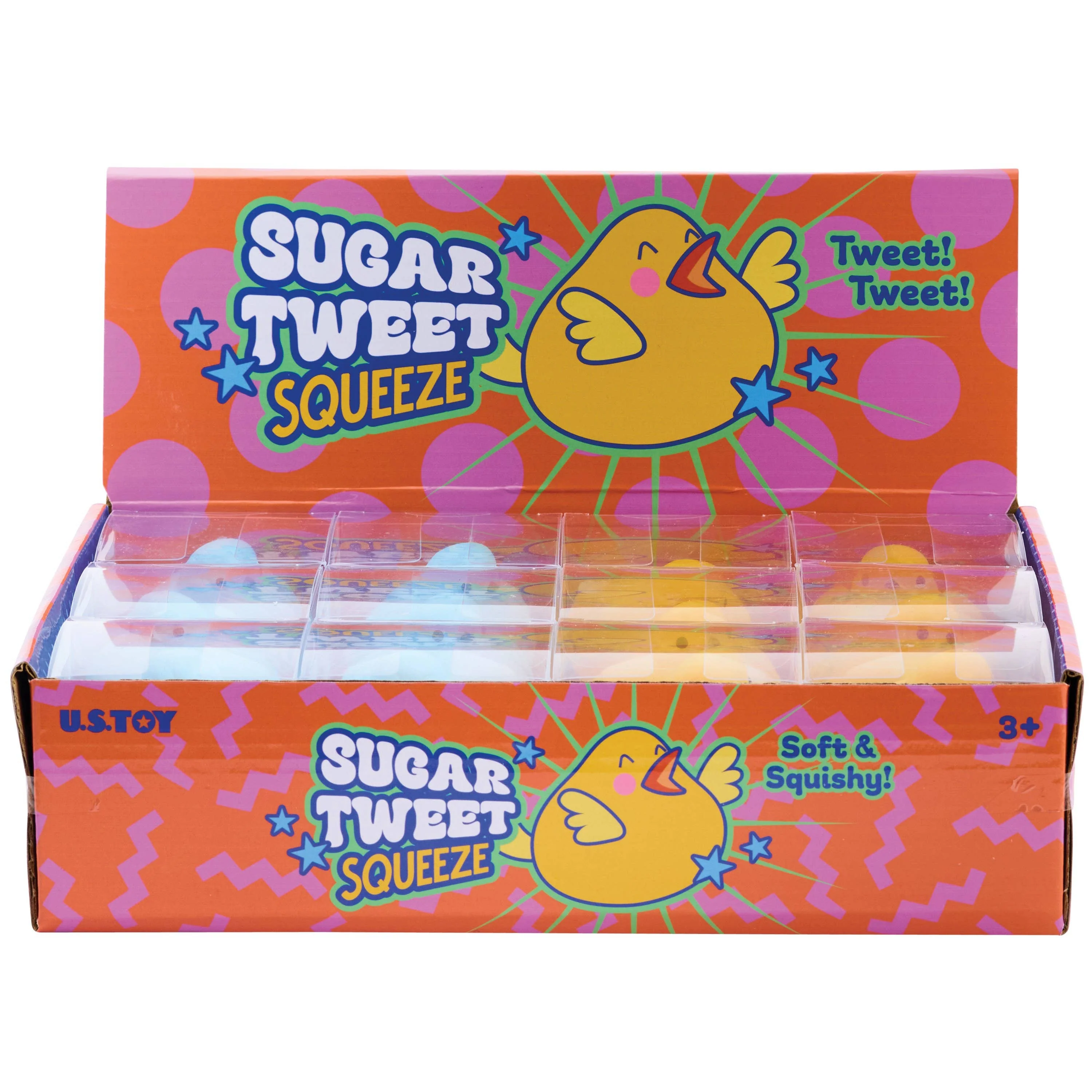 Sugar Bird Squeezy Fidget Toy 3 Sugar Bird Squeezy Fidget Toy