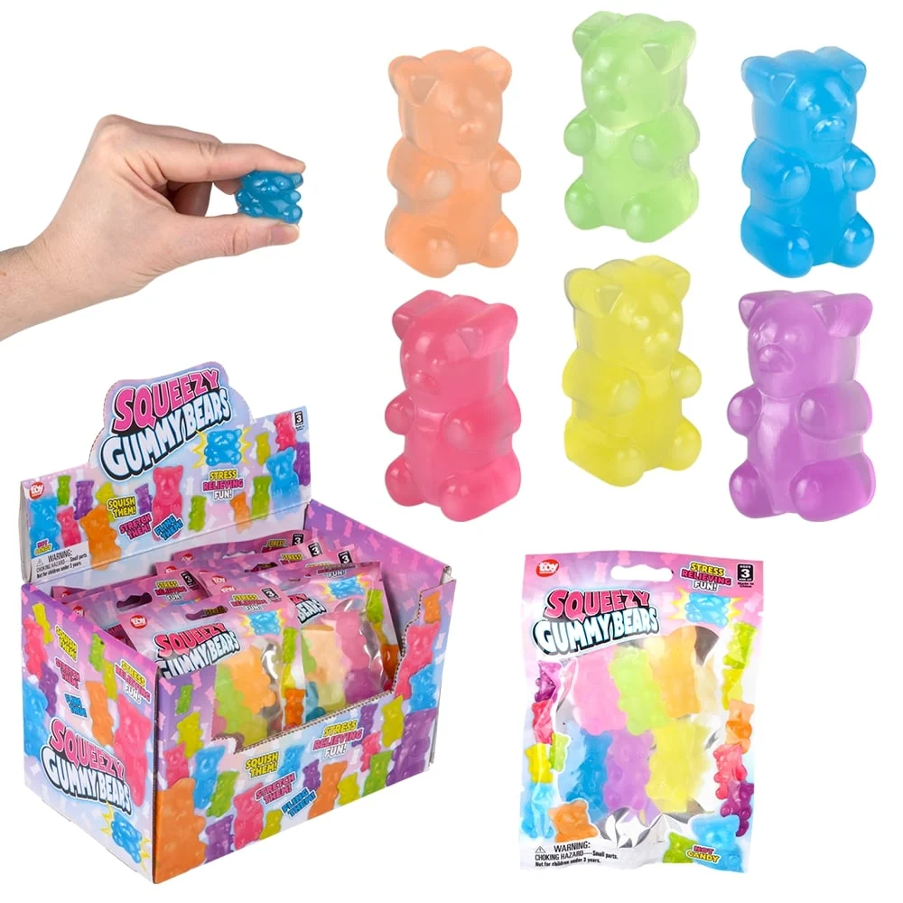 Squeezy Yummy Bear Stress Relief Fidget Toy
