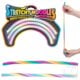 13 Inch Rainbow Stretchy Noodle Fidget Toy 3-Pack