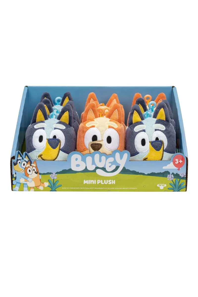 Bluey and Bingo Mini Clip-On Plush 1 Bluey and Bingo Mini Clip-On Plush