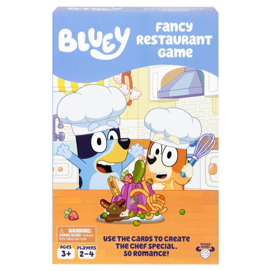 Bluey Fancy Restaurant Matching Board Game with Figures and Accessories 1 Bluey Fancy Restaurant Matching Board Game with Figures and Accessories