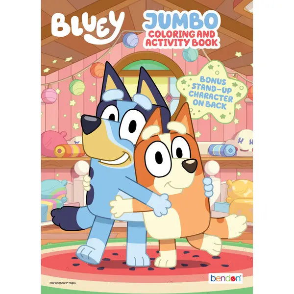 Bluey Jumbo Coloring & Activity Book