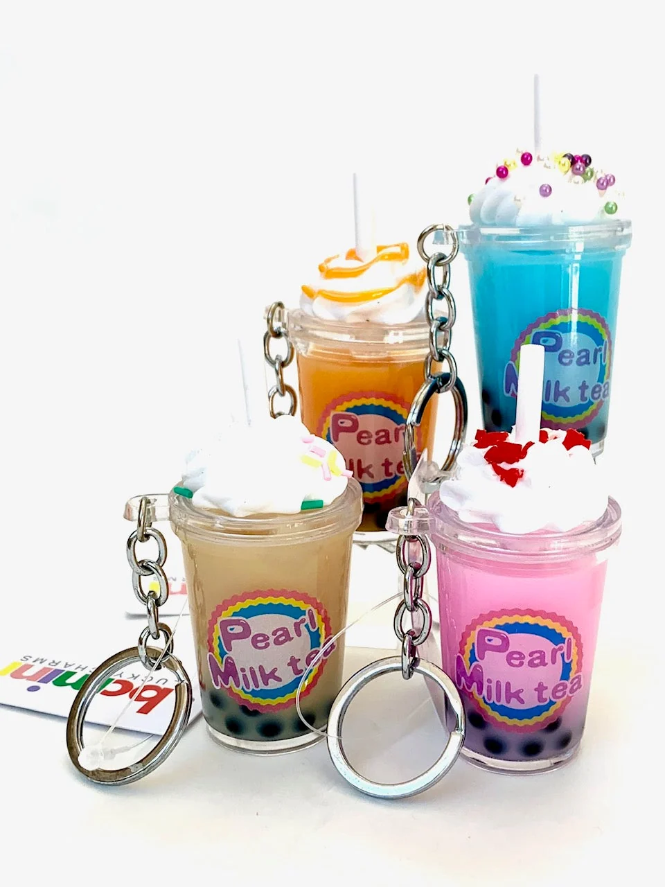 Boba Milk Drink Keychain 1 Boba Milk Drink Keychain