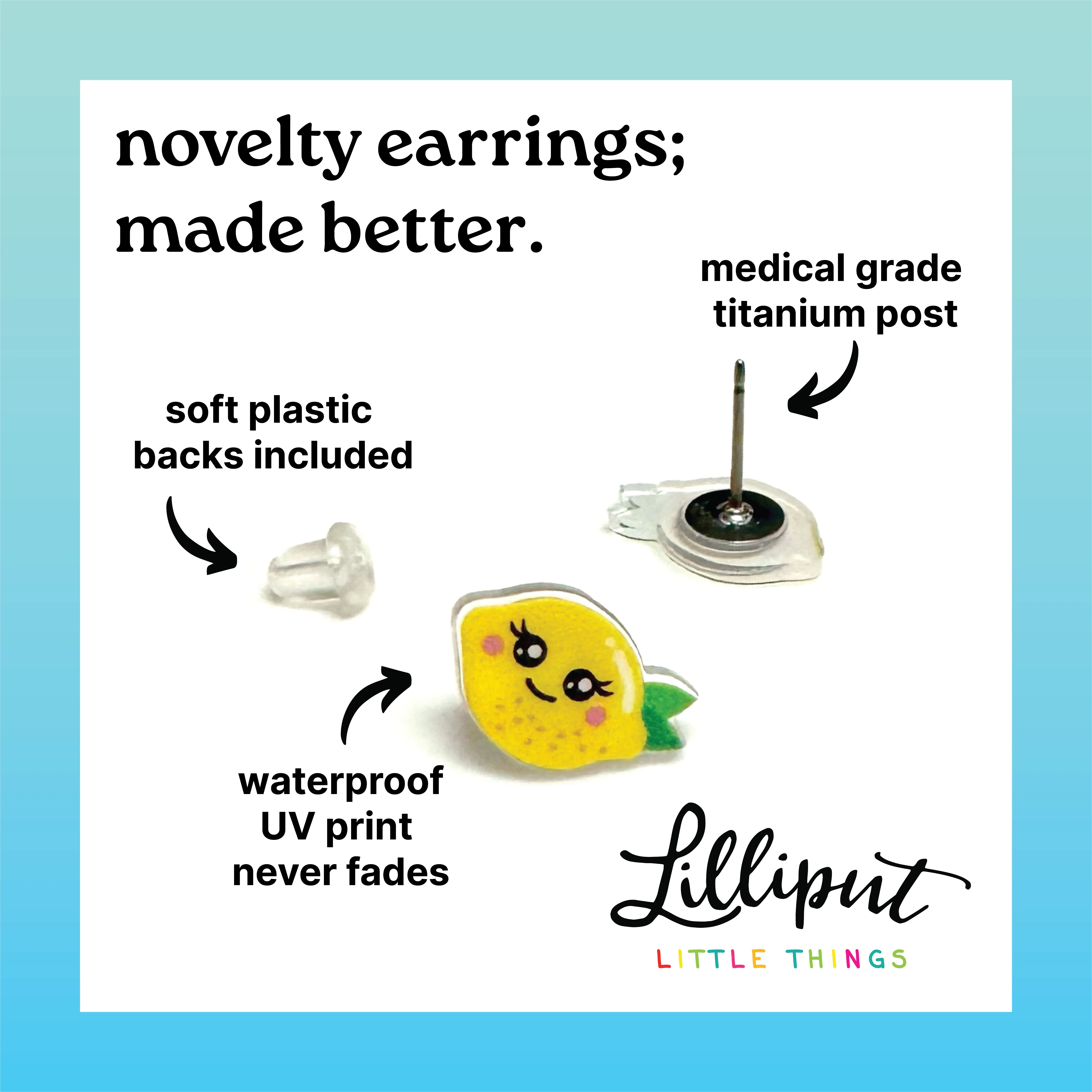 Book Stack Earrings 2 Book Stack Earrings