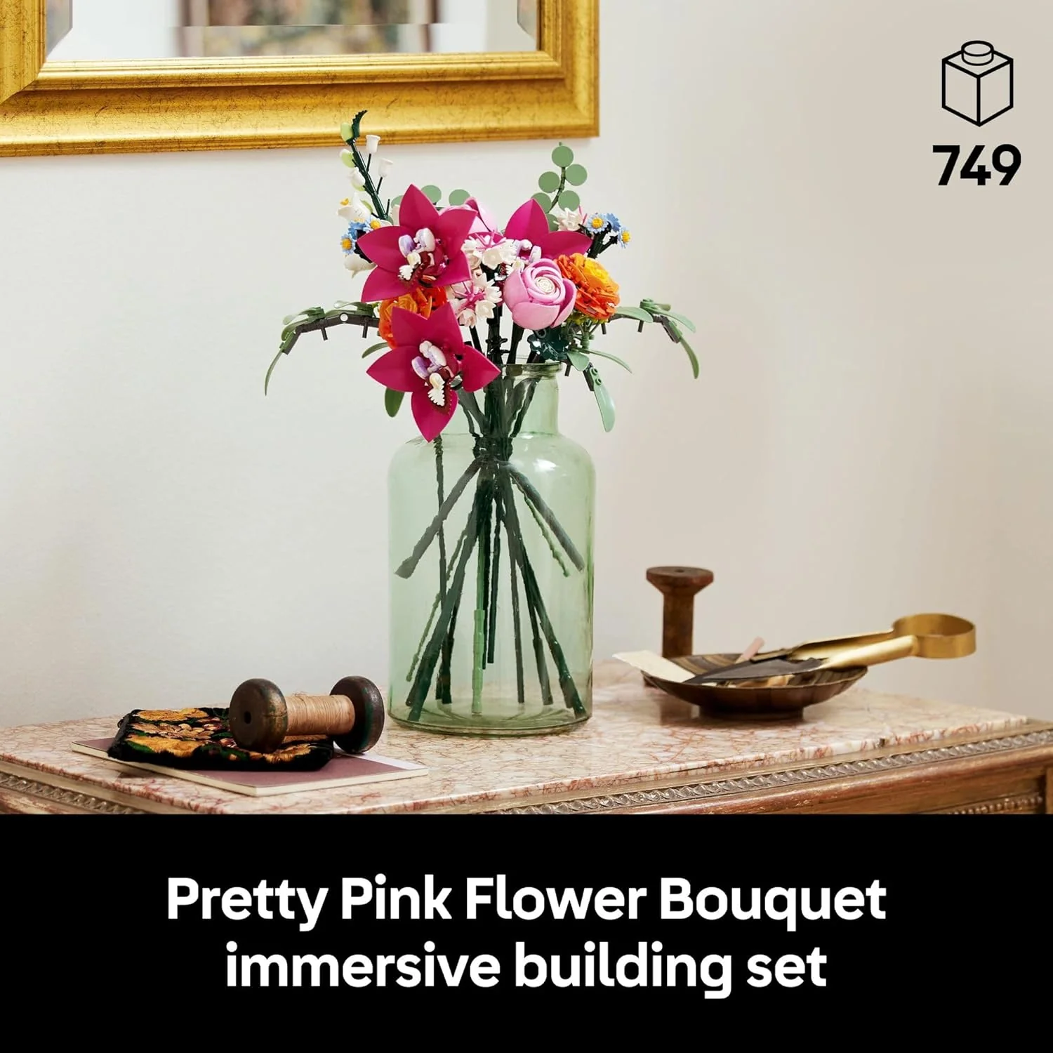 Botanicals Pretty Pink Flower Bouquet 3 Botanicals Pretty Pink Flower Bouquet