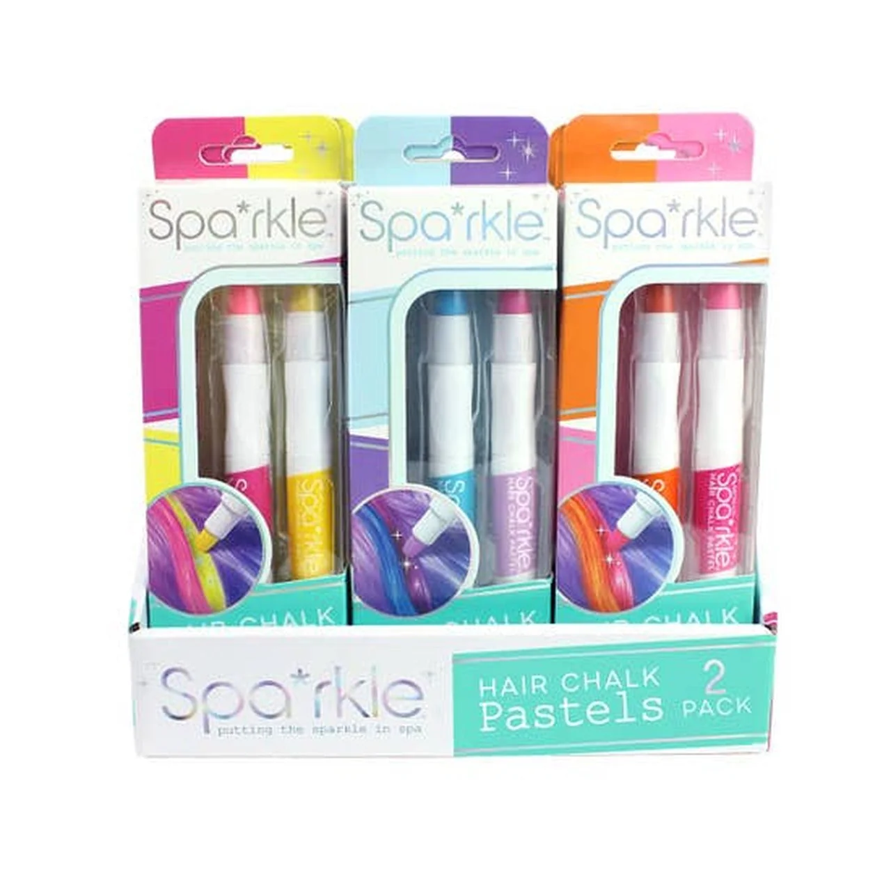 2 Pack Hair Chalk Assorted