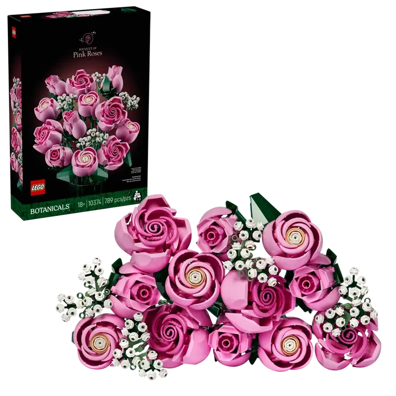 Bouquet of Pink Roses - Lego Botanicals 10374