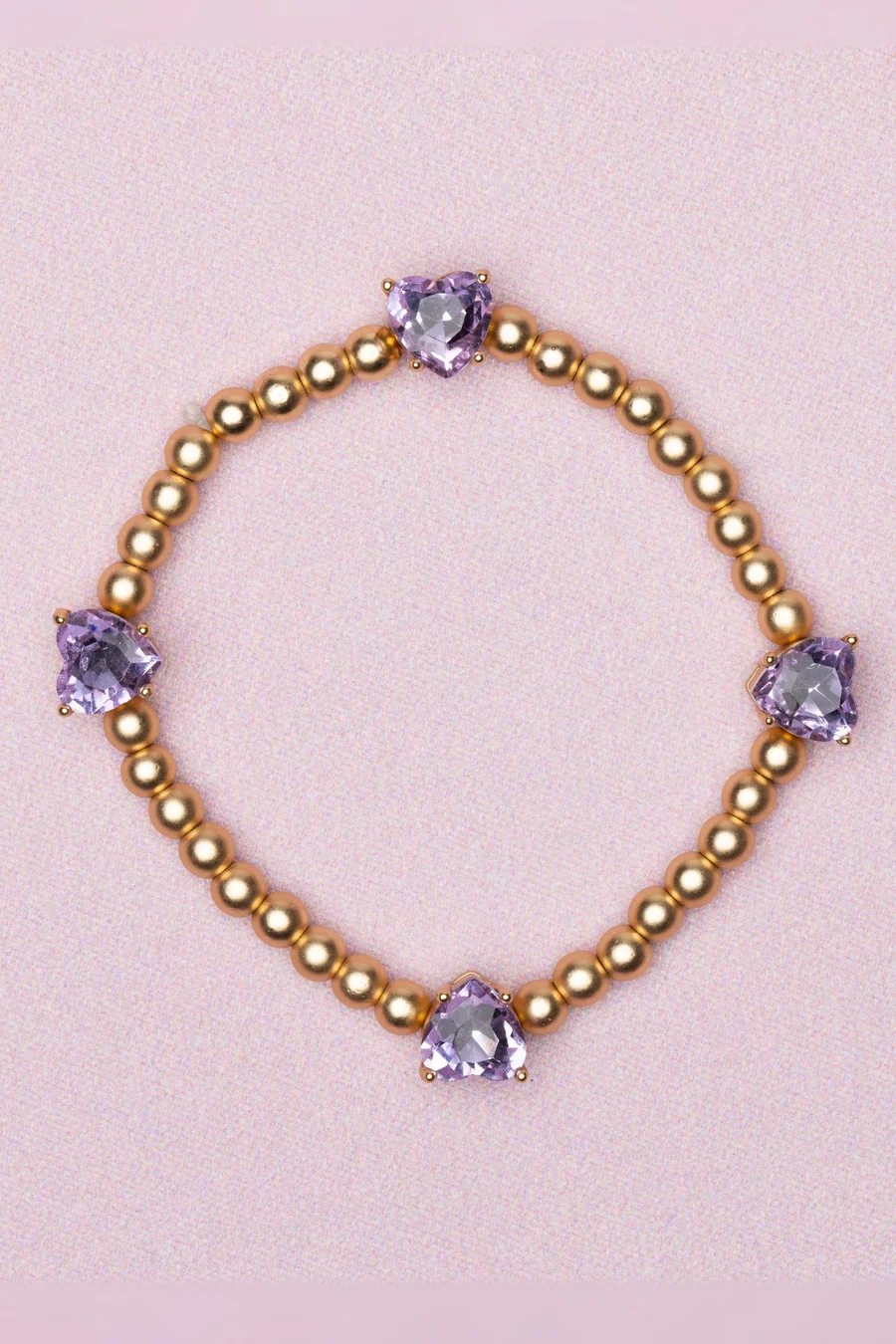 Boutique Chic Amethyst Love Bracelet 2 Boutique Chic Amethyst Love Bracelet