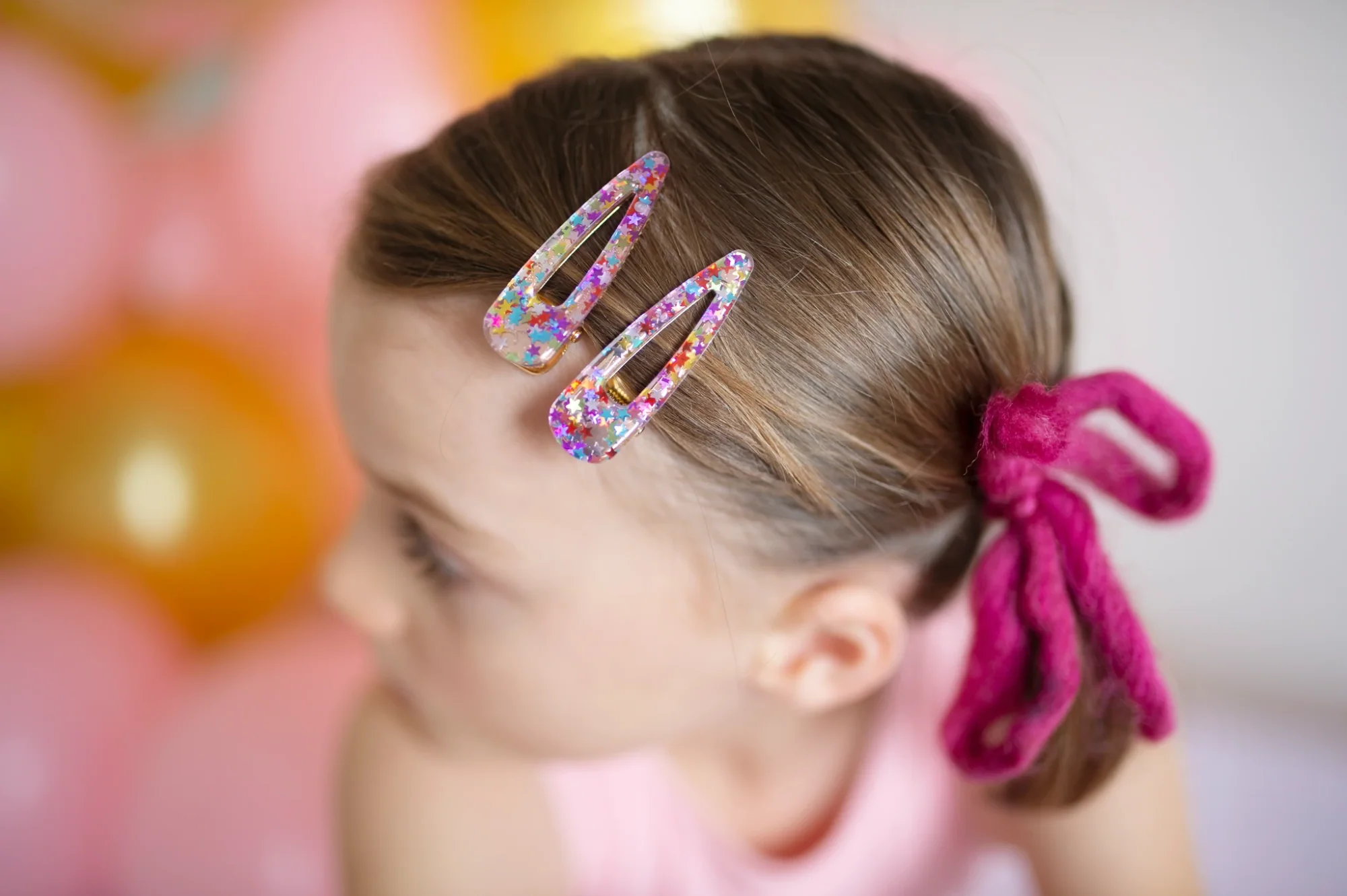 Boutique Gel Sparkle Hairclip Set - Fun Hair Accessories for Kids