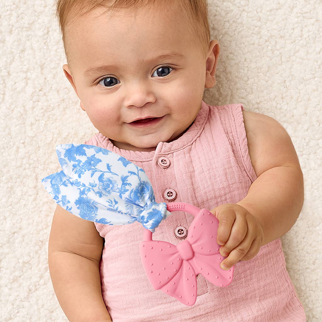 Bow Crinkle Crew Infant Teether 2 Bow Crinkle Crew Infant Teether