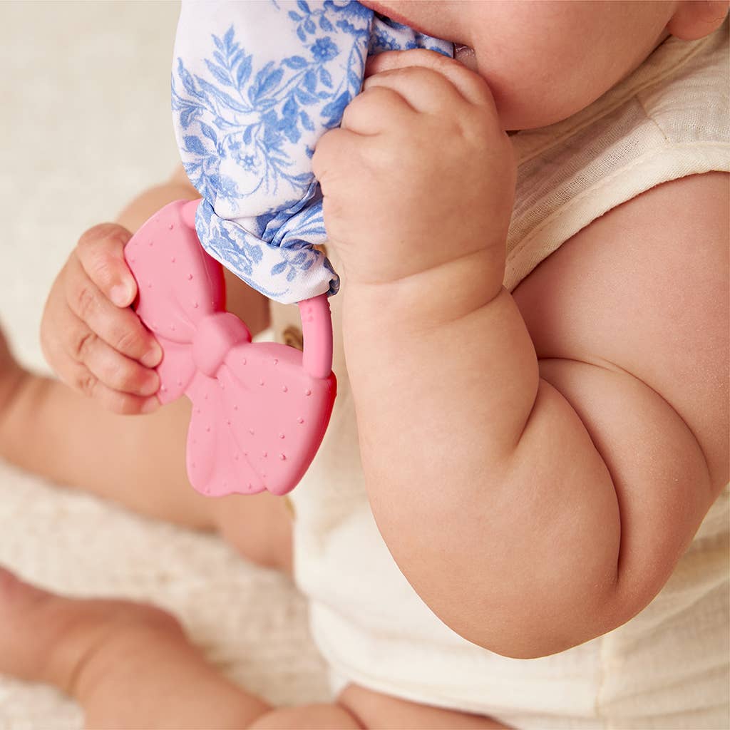 Bow Crinkle Crew Infant Teether 4 Bow Crinkle Crew Infant Teether