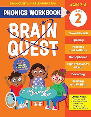 Brain Quest Grade 2 Phonics Workbook
