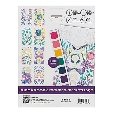 Brea Reese Celestial Watercolor Pad Kit 9 Piece Set 2 Brea Reese Celestial Watercolor Pad Kit 9 Piece Set