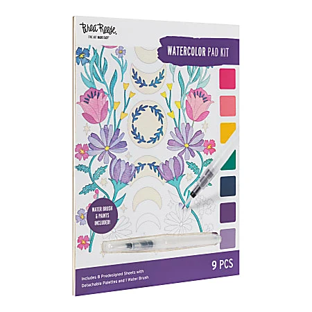 Brea Reese Celestial Watercolor Pad Kit 9 Piece Set 4 Brea Reese Celestial Watercolor Pad Kit 9 Piece Set