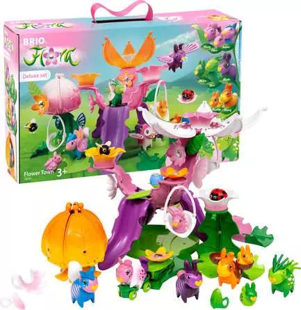 BRIO Flora Flower Town Playset 47 Pieces 1 BRIO Flora Flower Town Playset 47 Pieces