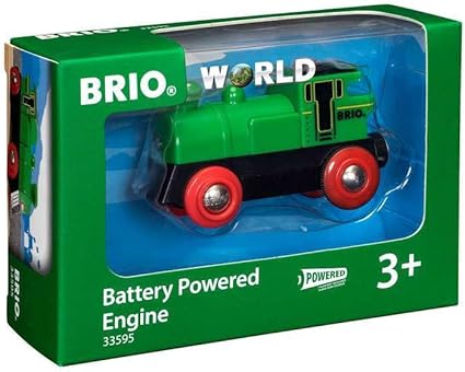 BRIO World Engine Train - Battery Powered Wooden Toy 14 BRIO World Engine Train - Battery Powered Wooden Toy