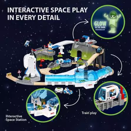 BRIO World Space Deluxe Train Set 10 BRIO World Space Deluxe Train Set