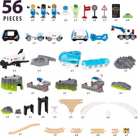 BRIO World Space Deluxe Train Set 28 BRIO World Space Deluxe Train Set