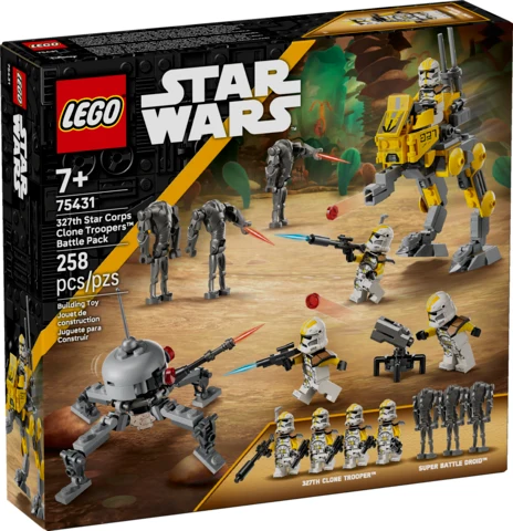 327th Star Corps Troopers Lego 75431