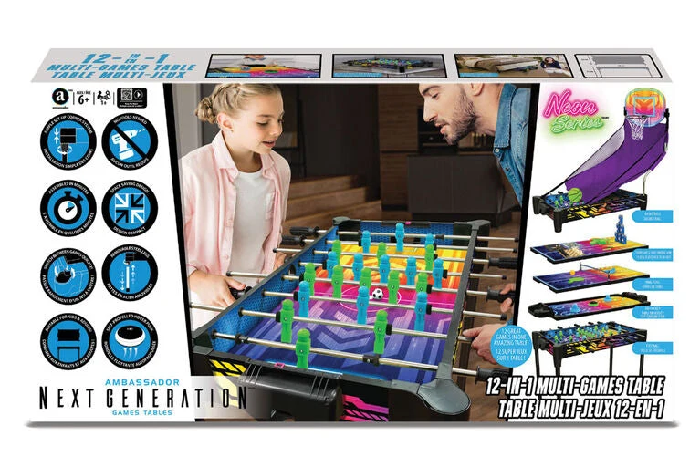 36 Neon Arcade 4in1 Game Table 17 36 Neon Arcade 4in1 Game Table