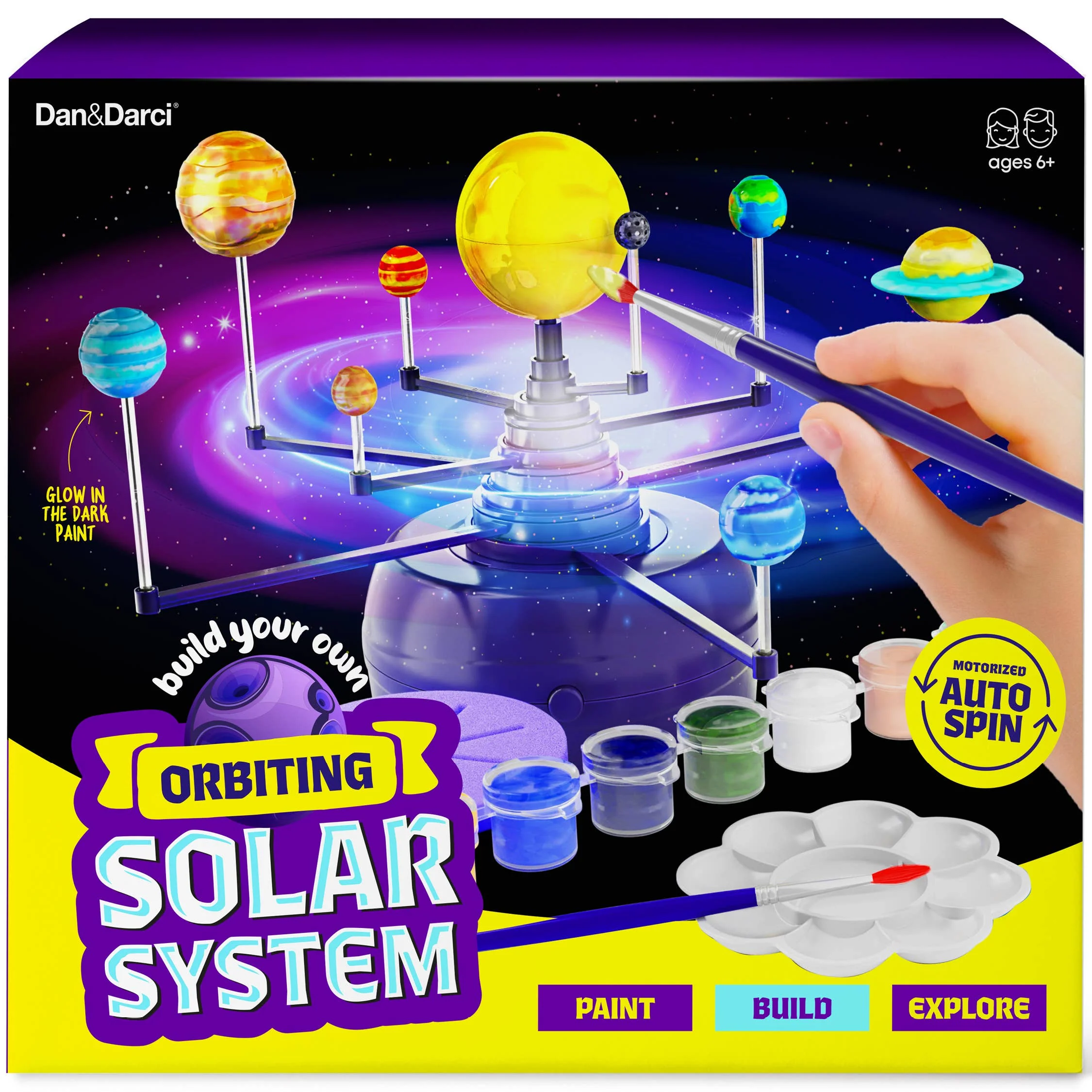 360° Orbiting Solar System for Kids, Paint & Build Model Kit 3 360° Orbiting Solar System for Kids, Paint & Build Model Kit