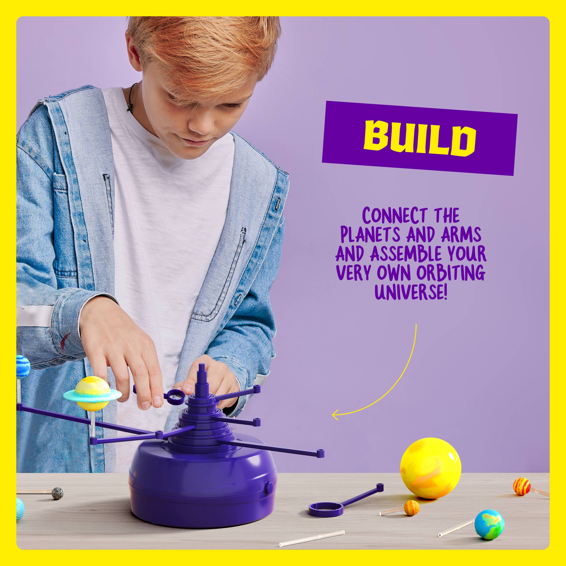 360° Orbiting Solar System for Kids, Paint & Build Model Kit 4 360° Orbiting Solar System for Kids, Paint & Build Model Kit