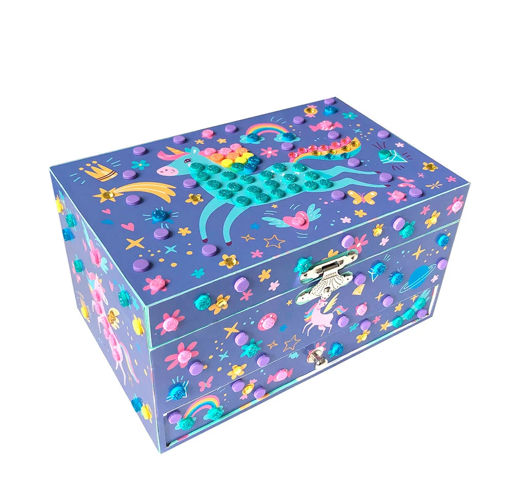 3D Mosaic Music Box Unicorn 3 3D Mosaic Music Box Unicorn