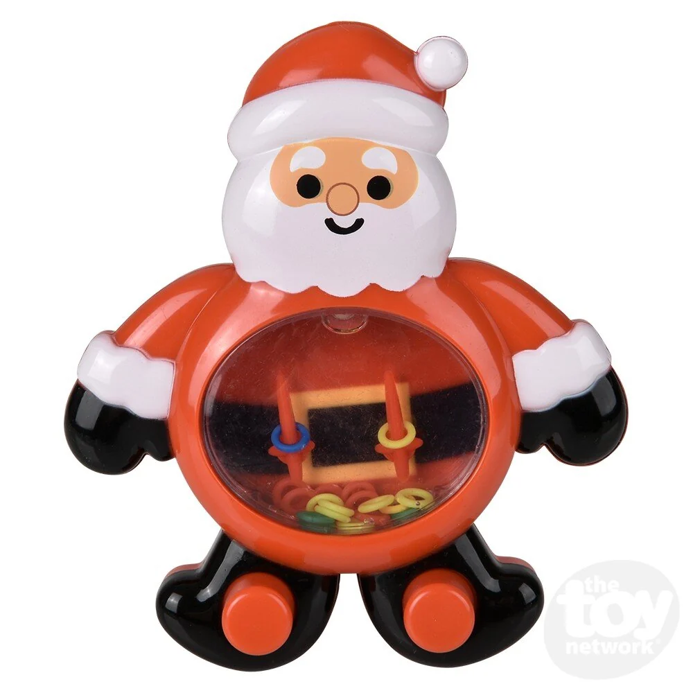 4-Inch Christmas Santa Handheld Water Game Toy 2 4-Inch Christmas Santa Handheld Water Game Toy
