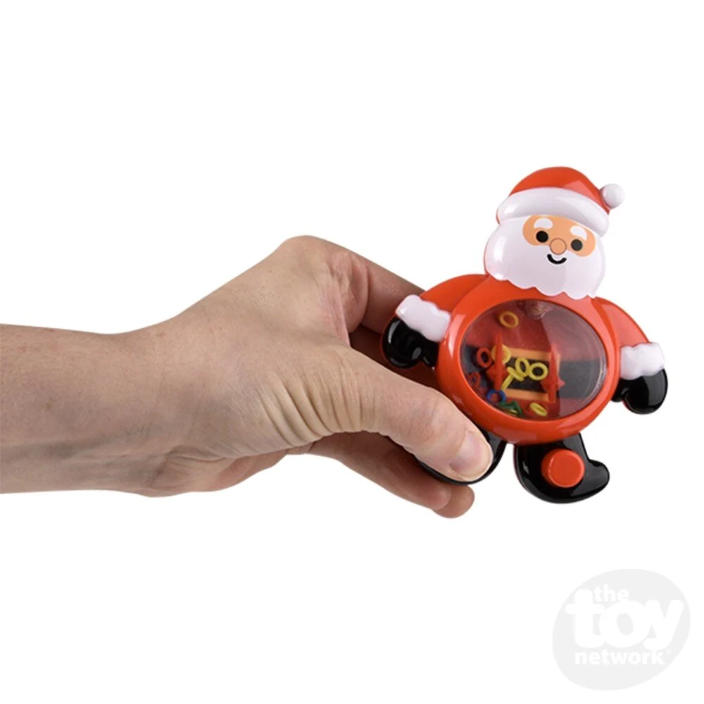 4-Inch Christmas Santa Handheld Water Game Toy 3 4-Inch Christmas Santa Handheld Water Game Toy
