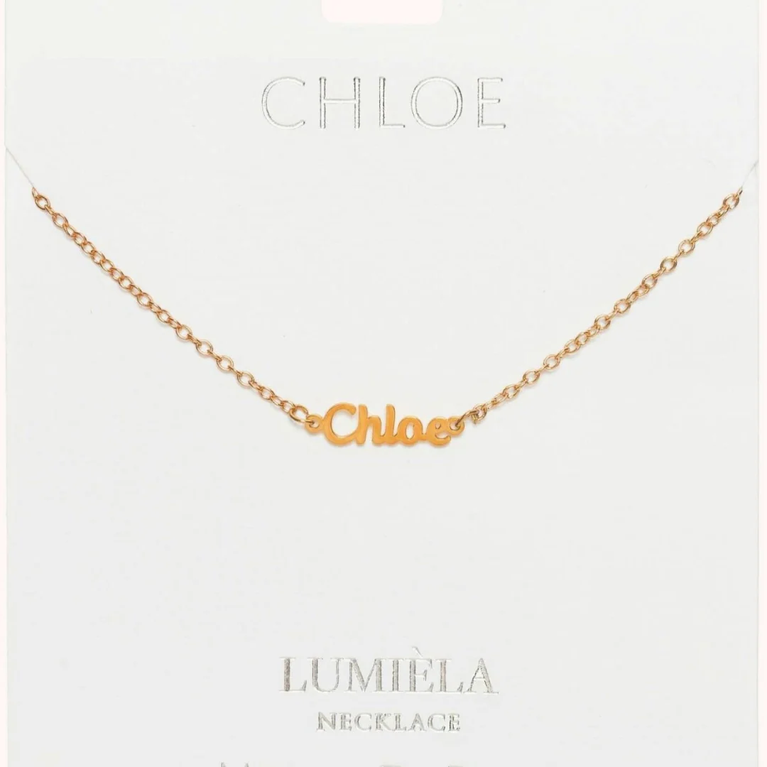 Lumiela Necklace - Name Necklace