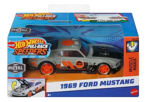 Hot Wheels Pull-Back Speeders 1:43 Scale Die-Cast Toy Car 1 Hot Wheels Pull-Back Speeders 1:43 Scale Die-Cast Toy Car