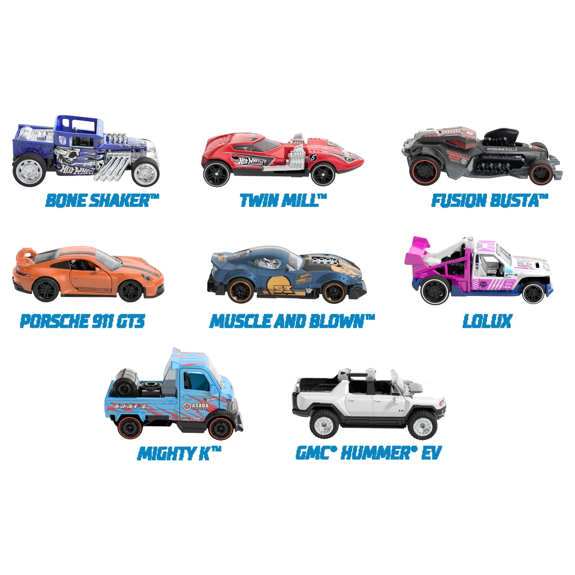 Hot Wheels Pull-Back Speeders 1:43 Scale Die-Cast Toy Car 2 Hot Wheels Pull-Back Speeders 1:43 Scale Die-Cast Toy Car