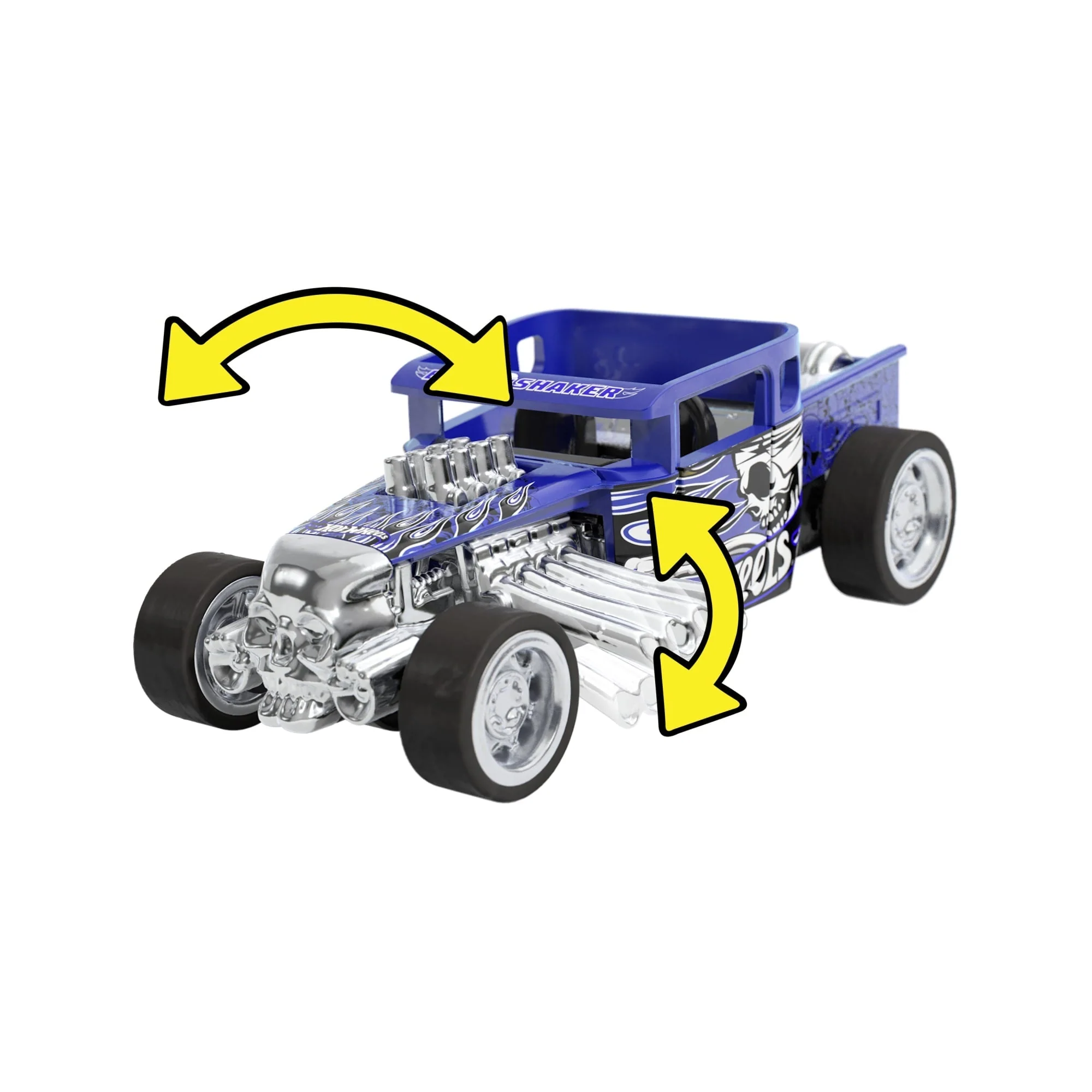 Hot Wheels Pull-Back Speeders 1:43 Scale Die-Cast Toy Car 6 Hot Wheels Pull-Back Speeders 1:43 Scale Die-Cast Toy Car