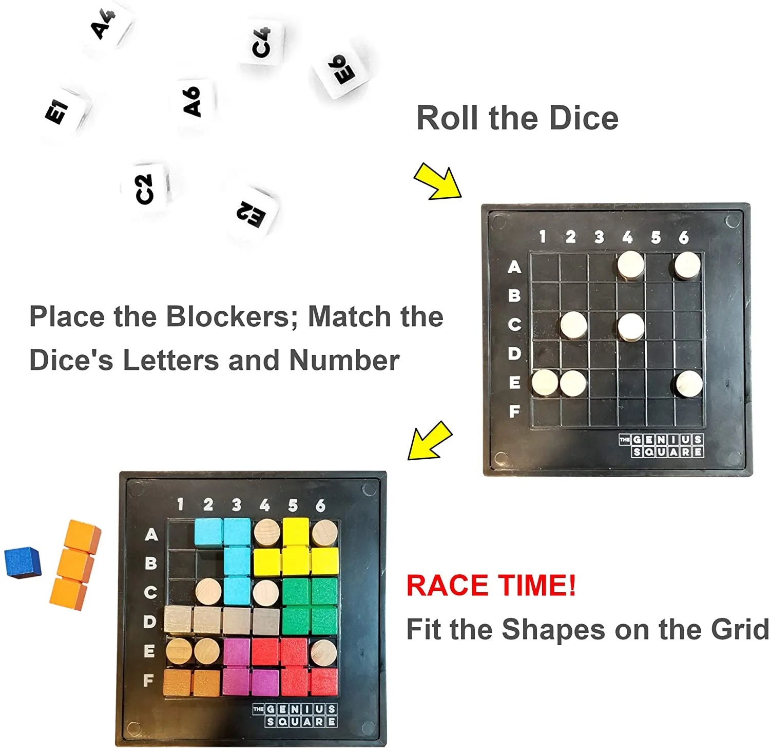 The Genius Square Level 1 Game 4 The Genius Square Level 1 Game