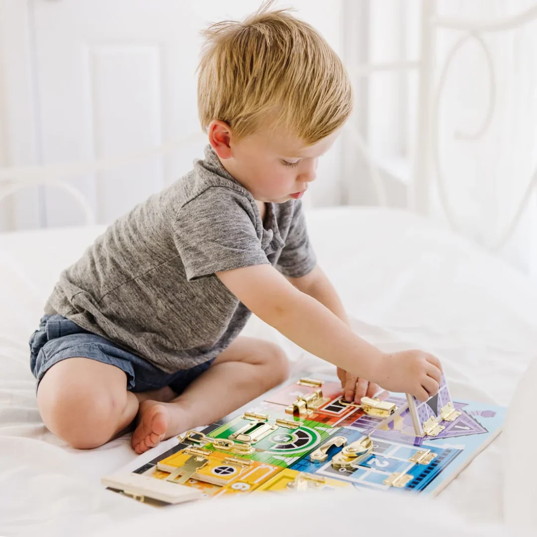Melissa & Doug Wooden Latches Board 7 Melissa & Doug Wooden Latches Board