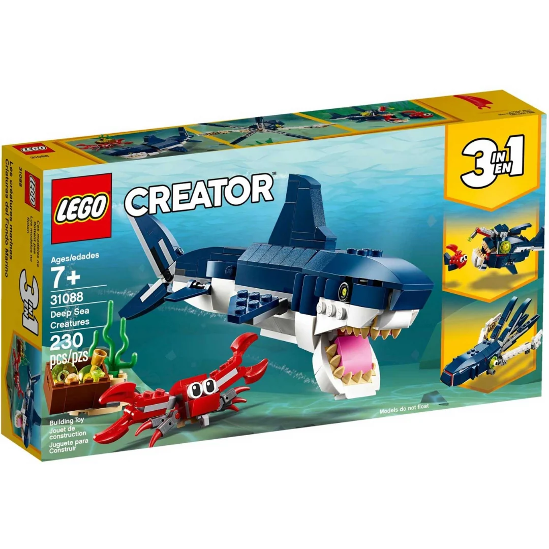 LEGO Creator 31088 Deep Sea Creatures 3 in 1 Set 7 LEGO Creator 31088 Deep Sea Creatures 3 in 1 Set
