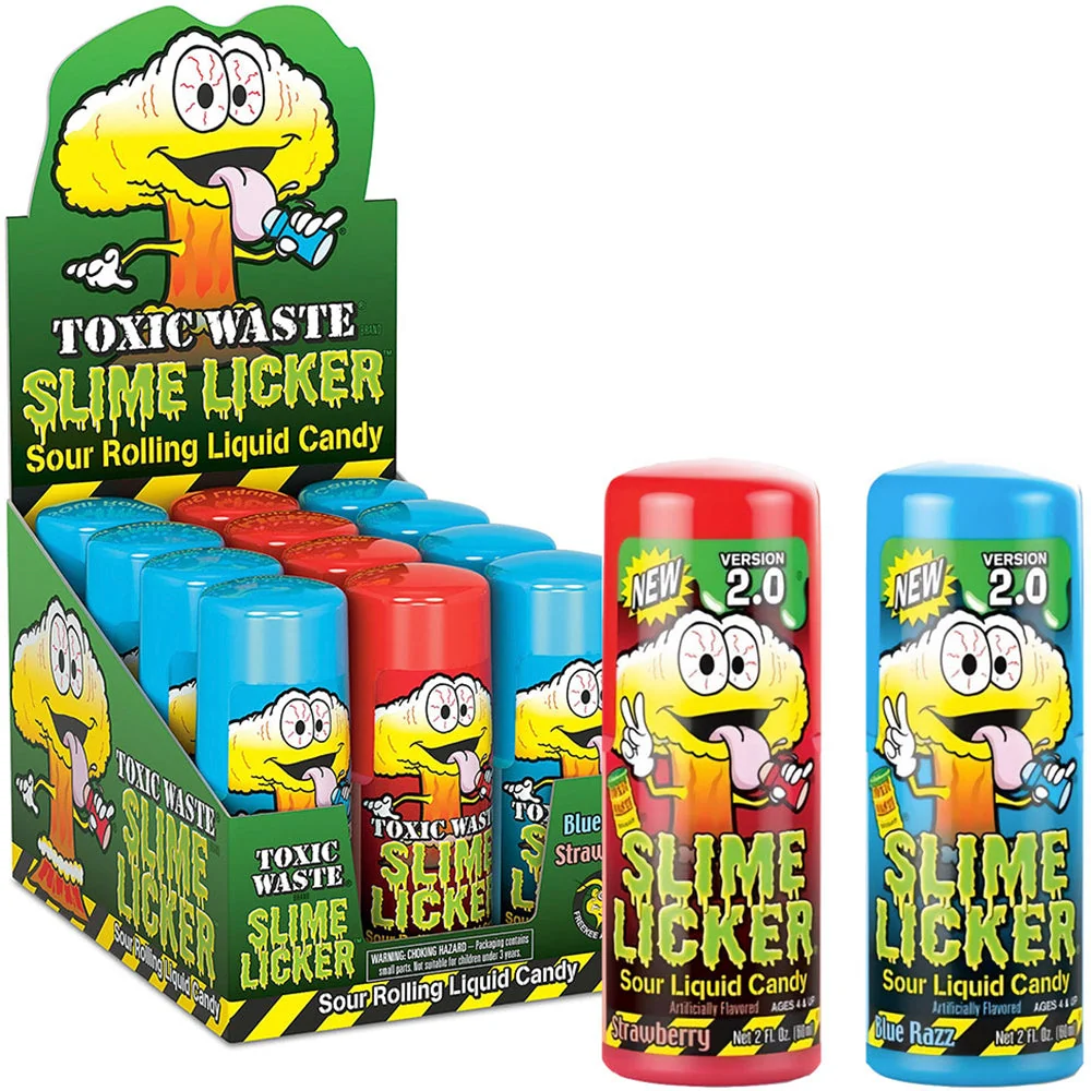 Toxic Waste Slime Licker 2.0 Strawberry / Blue Razz