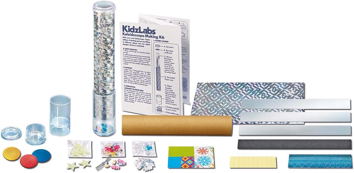 4M Kaleidoscope Making Kit STEM Optical Science Craft Toy 3 4M Kaleidoscope Making Kit STEM Optical Science Craft Toy