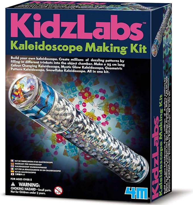4M Kaleidoscope Making Kit STEM Optical Science Craft Toy 8 4M Kaleidoscope Making Kit STEM Optical Science Craft Toy
