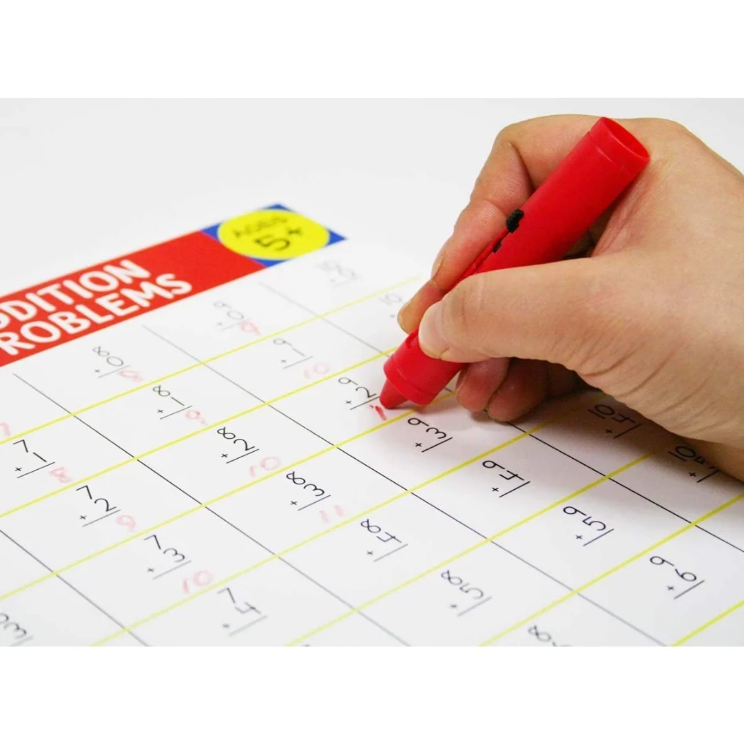 Addition Problems Write-A-Mat Learning Placemat 3 Addition Problems Write-A-Mat Learning Placemat
