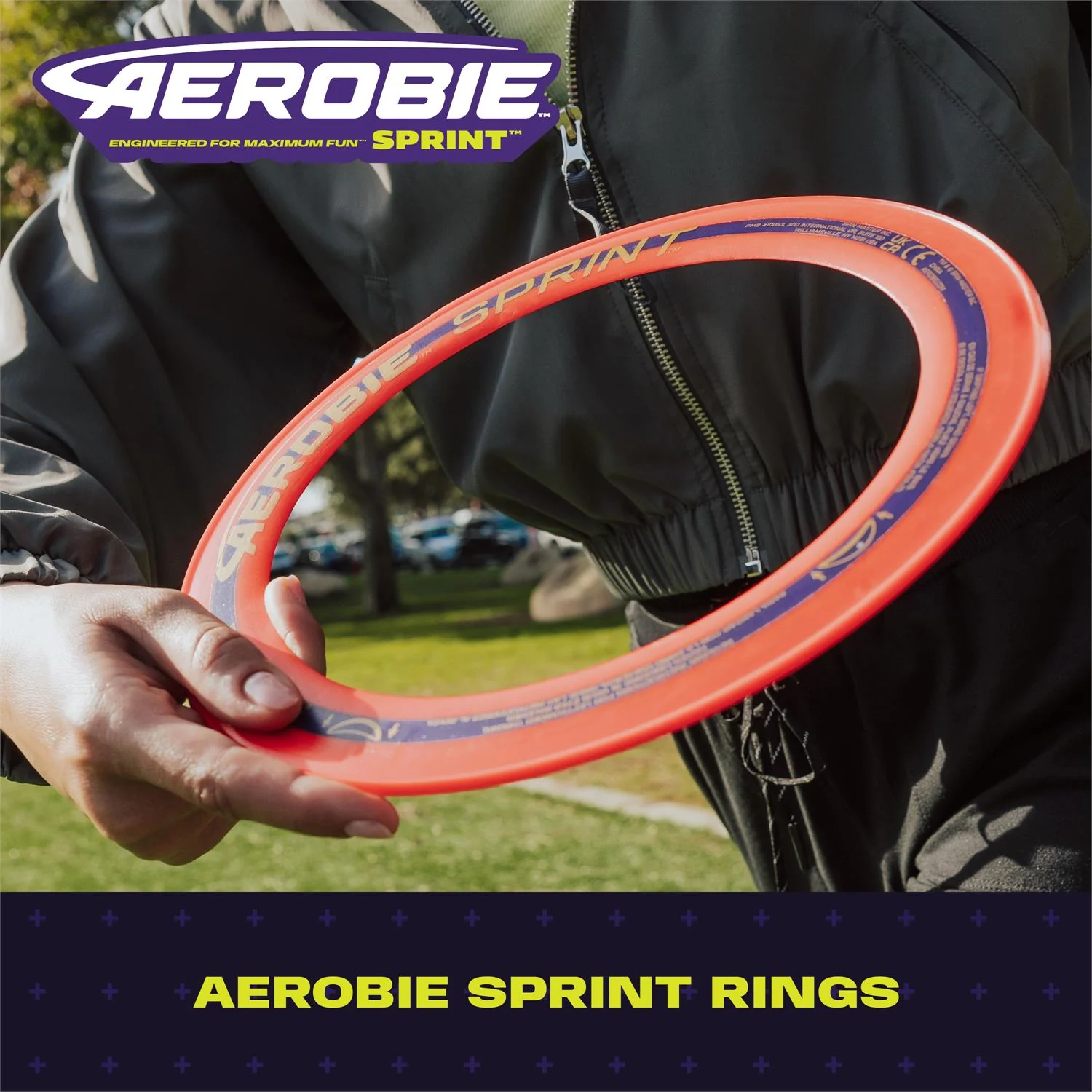 Aerobie Sprint Ring Assortment High-Performance Flying Disc for Outdoor Play