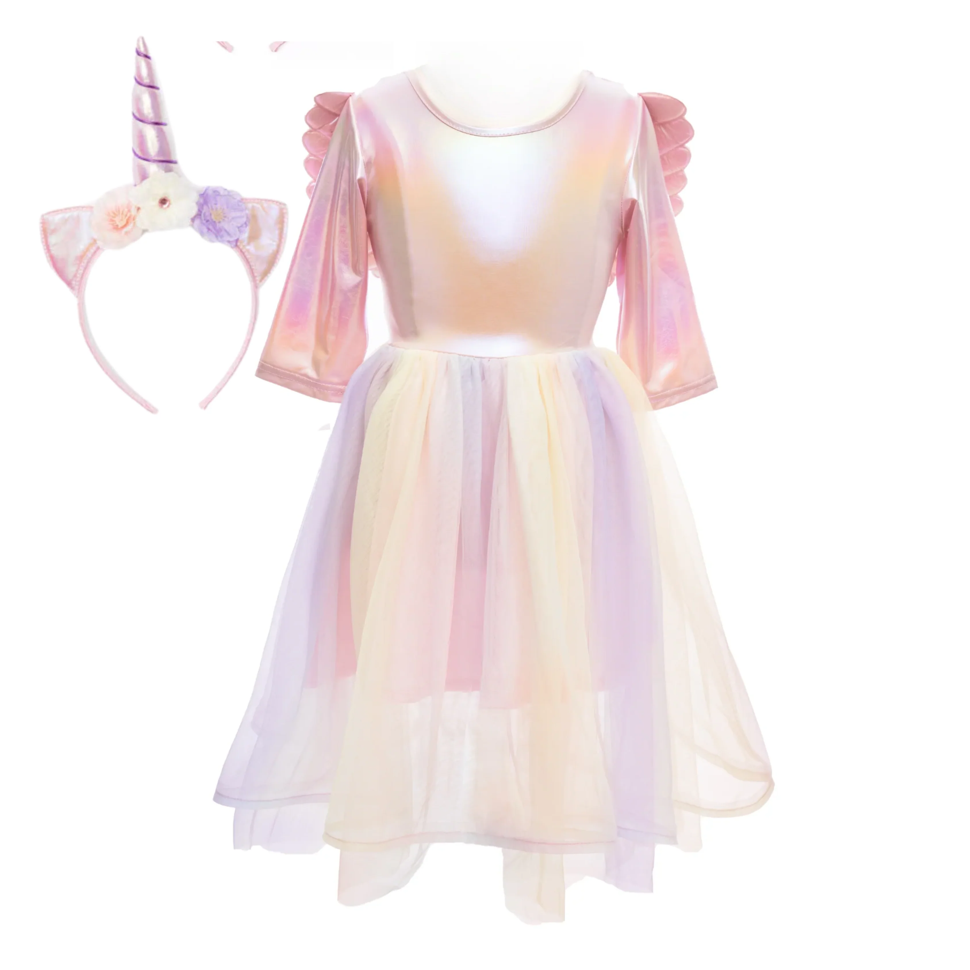 Alicorn Dress with Wings & Headband 4 Alicorn Dress with Wings & Headband