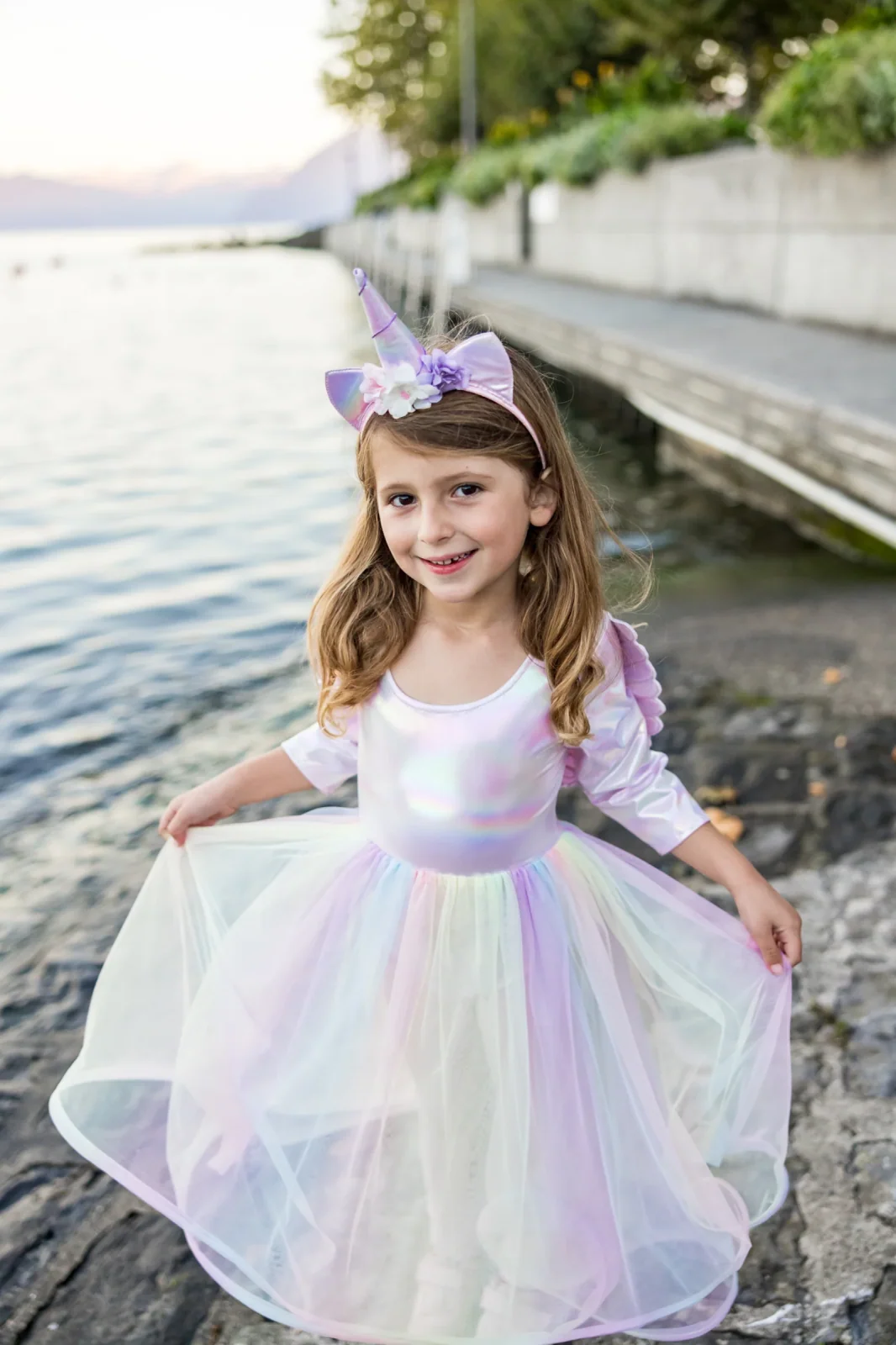 Alicorn Dress with Wings & Headband Size 3-4 9 Alicorn Dress with Wings & Headband Size 3-4