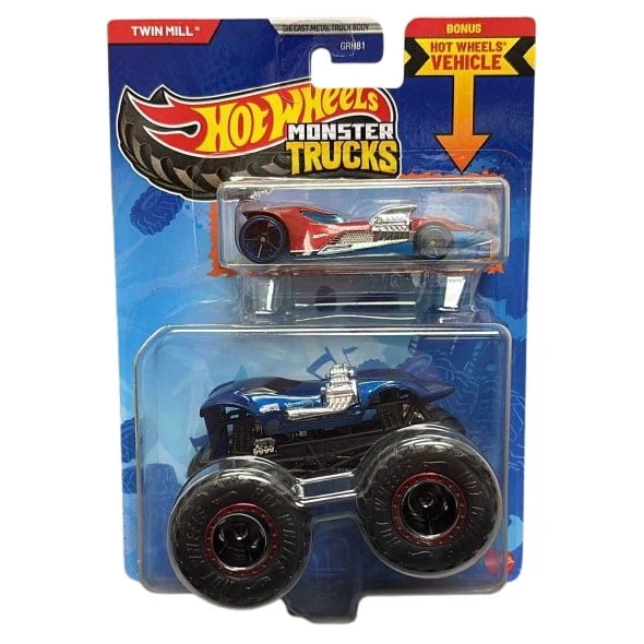 Mattel - Hot Wheels Monster Truck & Car - TWIN MILL 11 Mattel - Hot Wheels Monster Truck & Car - TWIN MILL