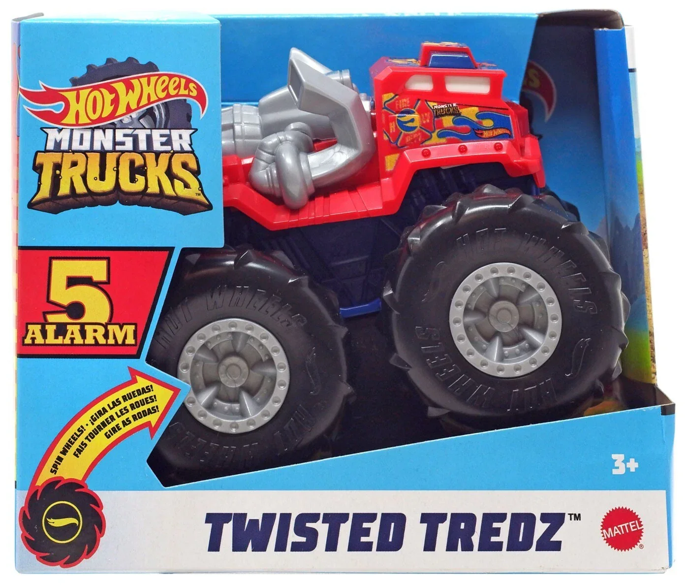 Hot Wheels Monster Truck Twisted Tredz 3 Hot Wheels Monster Truck Twisted Tredz
