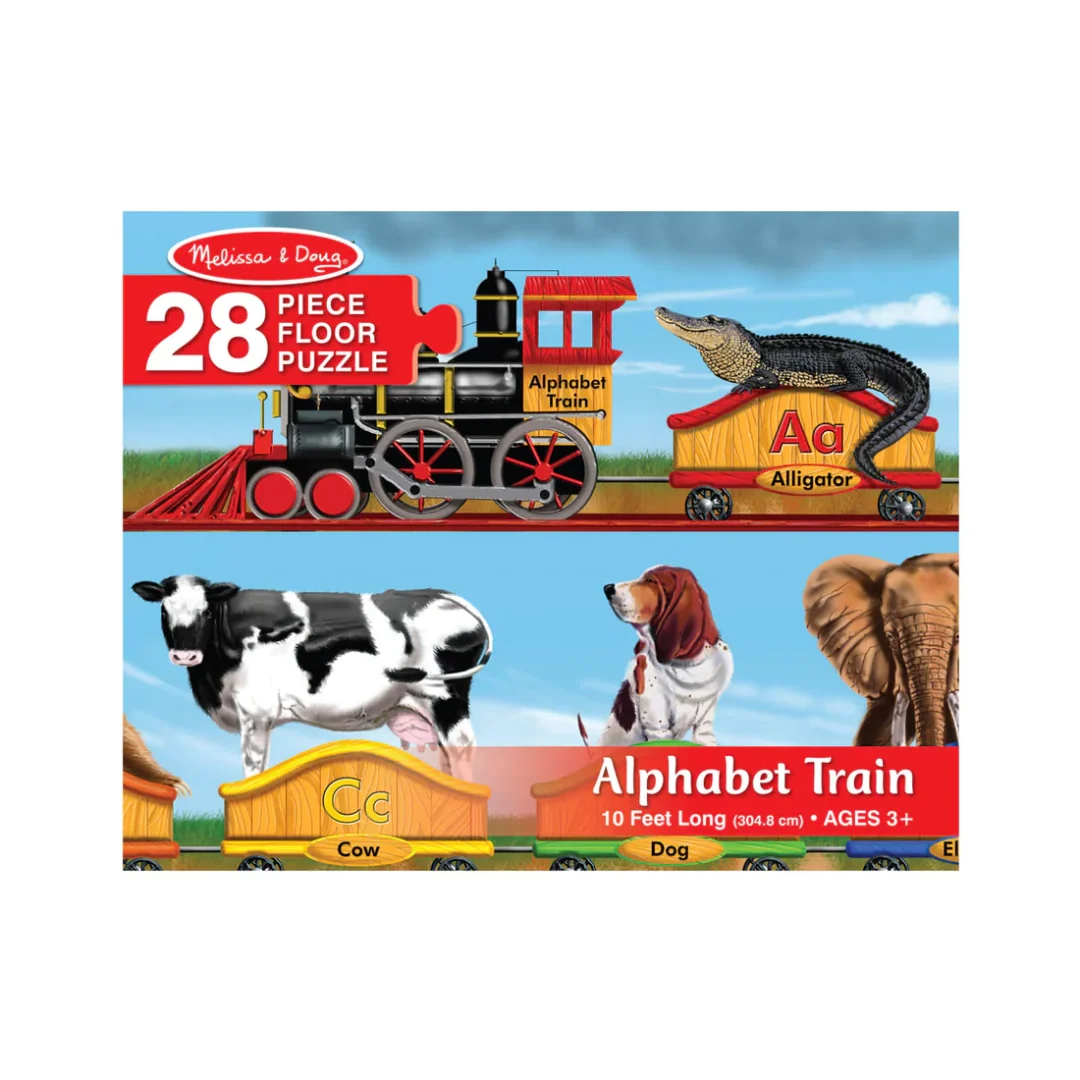 Alphabet Train Floor Puzzle - 28 Pieces 5 Alphabet Train Floor Puzzle - 28 Pieces