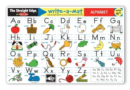Alphabet Write-A-Mat Learning Placemat 1 Alphabet Write-A-Mat Learning Placemat