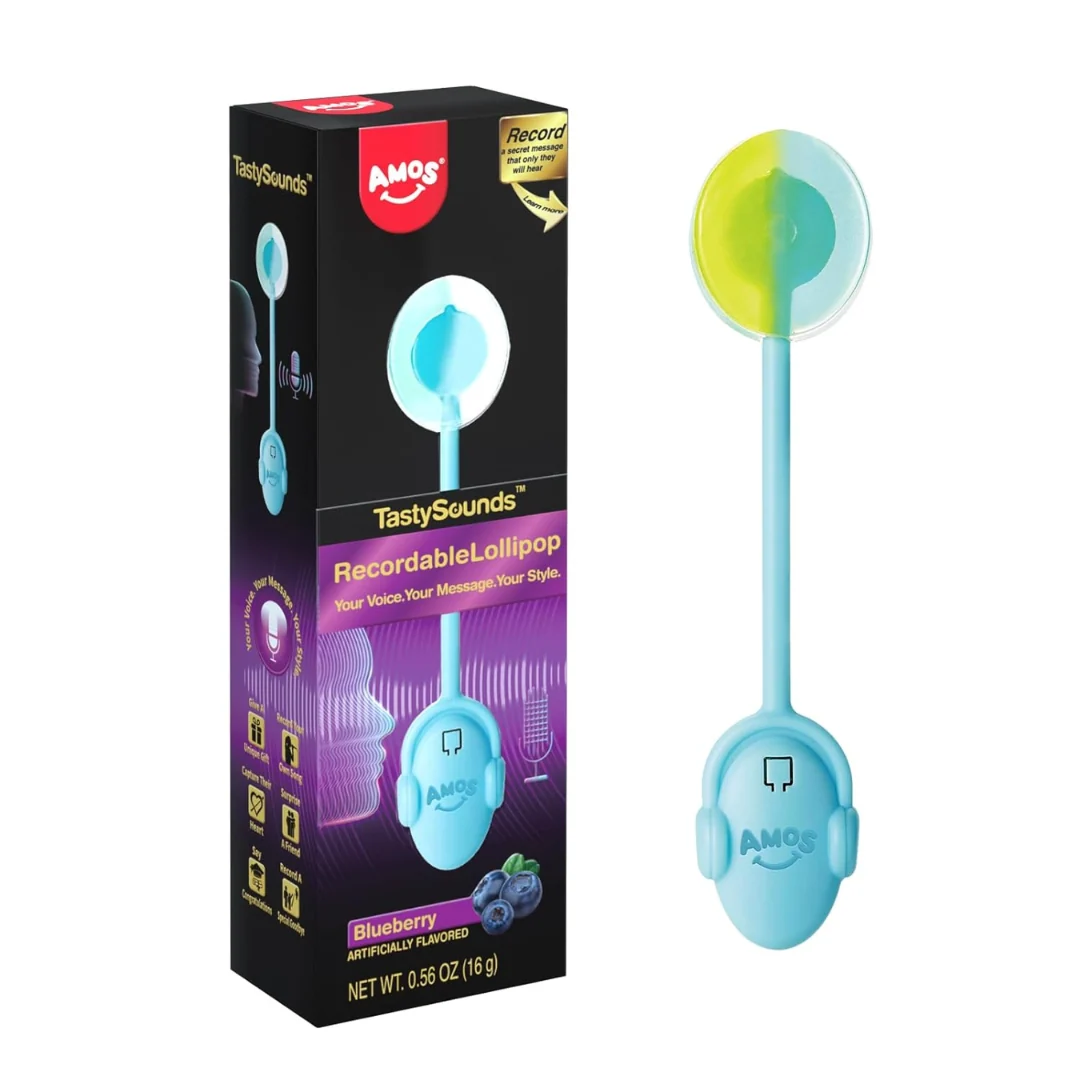 AMOS Recordable Music Blueberry Lollipop 15 AMOS Recordable Music Blueberry Lollipop