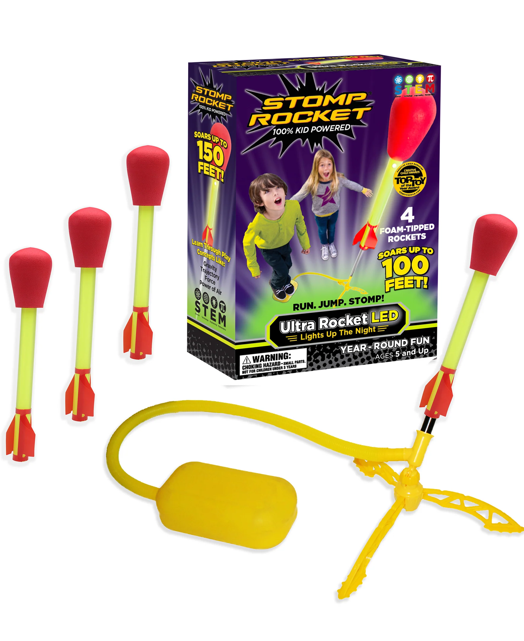 Ultra LED Stomp Rocket 12 Ultra LED Stomp Rocket